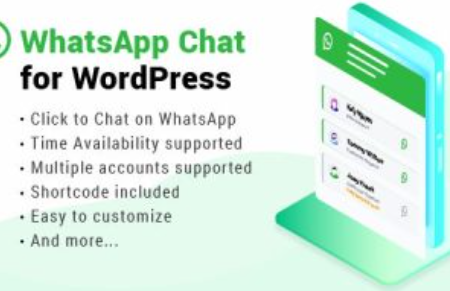 跨境电商wordpress独立站必备插件 whatsapp-for-wordpress.3.6.8开心版-哈嘉网络